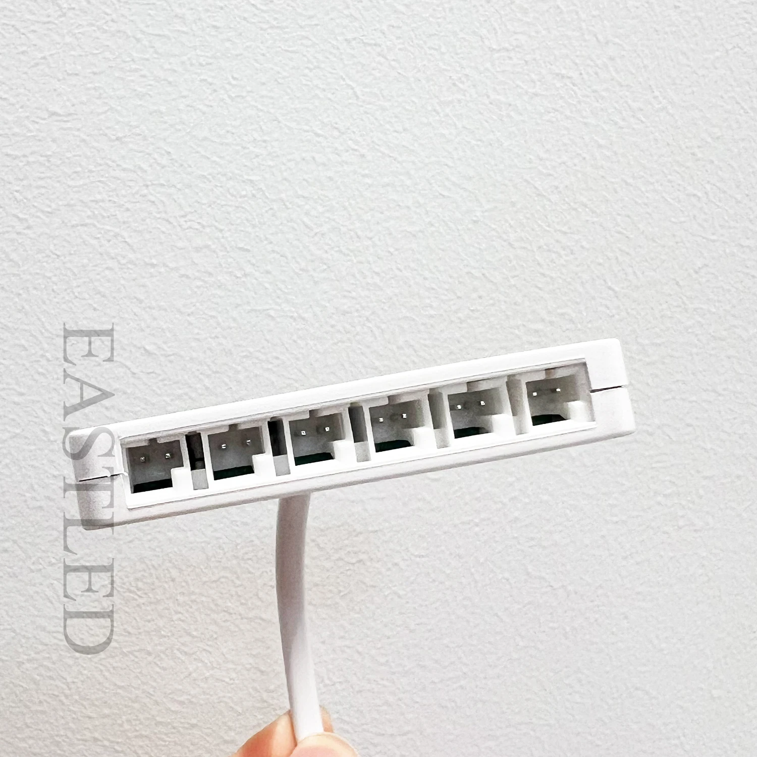 Dupont Terminal Junction Box 6 Port Hub Splitter Dupont Male Plug Cable Quick Line Connector for LED Strip Cabinet Light Power
