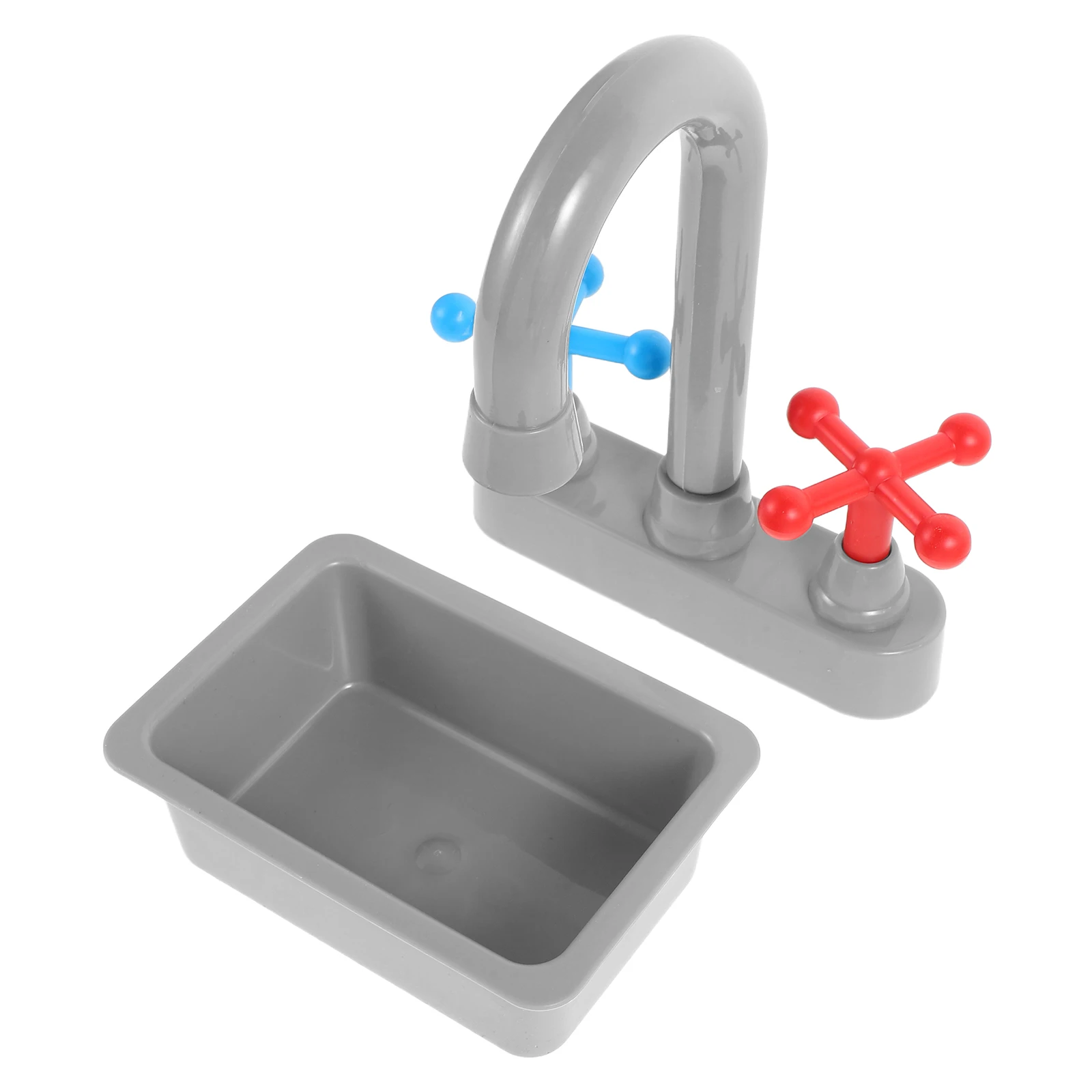 1 Set Rubinetto per lavabo da cucina per bambini Gioco di finzione realistico Set di giochi di ruolo per lavastoviglie Piccolo lavaggio educativo leggero