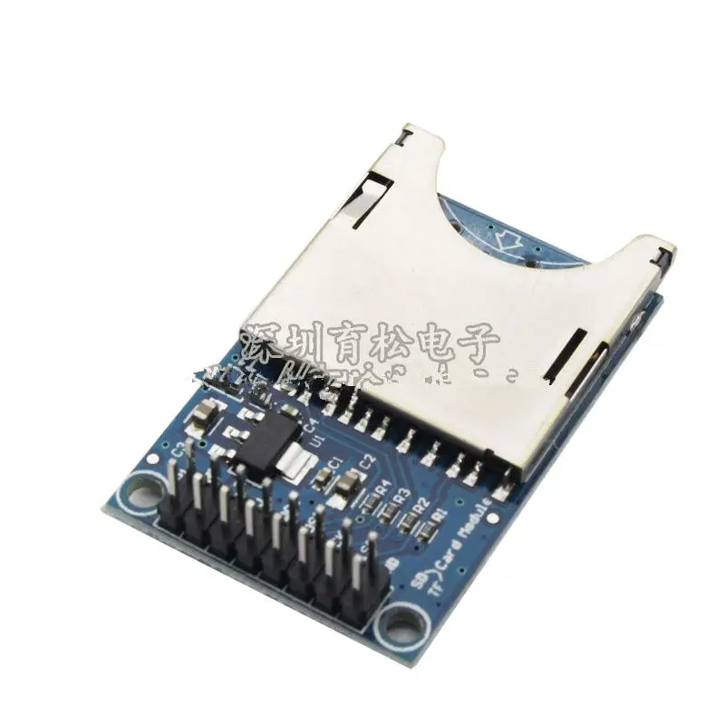 

MCU SPI interface SD card socket SD card reader module