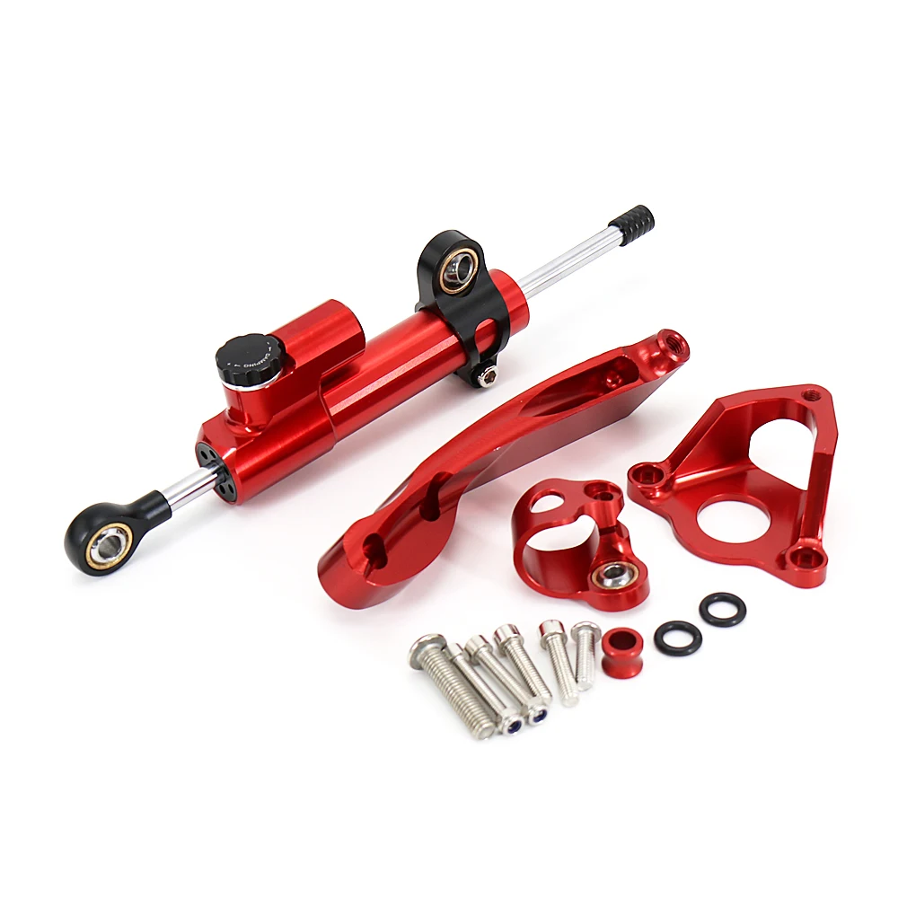 Zestaw wspornika mocującego stabilizator układu kierowniczego CNC do motocykla Honda CBR600RR CBR 600 RR 600RR 2007-2016