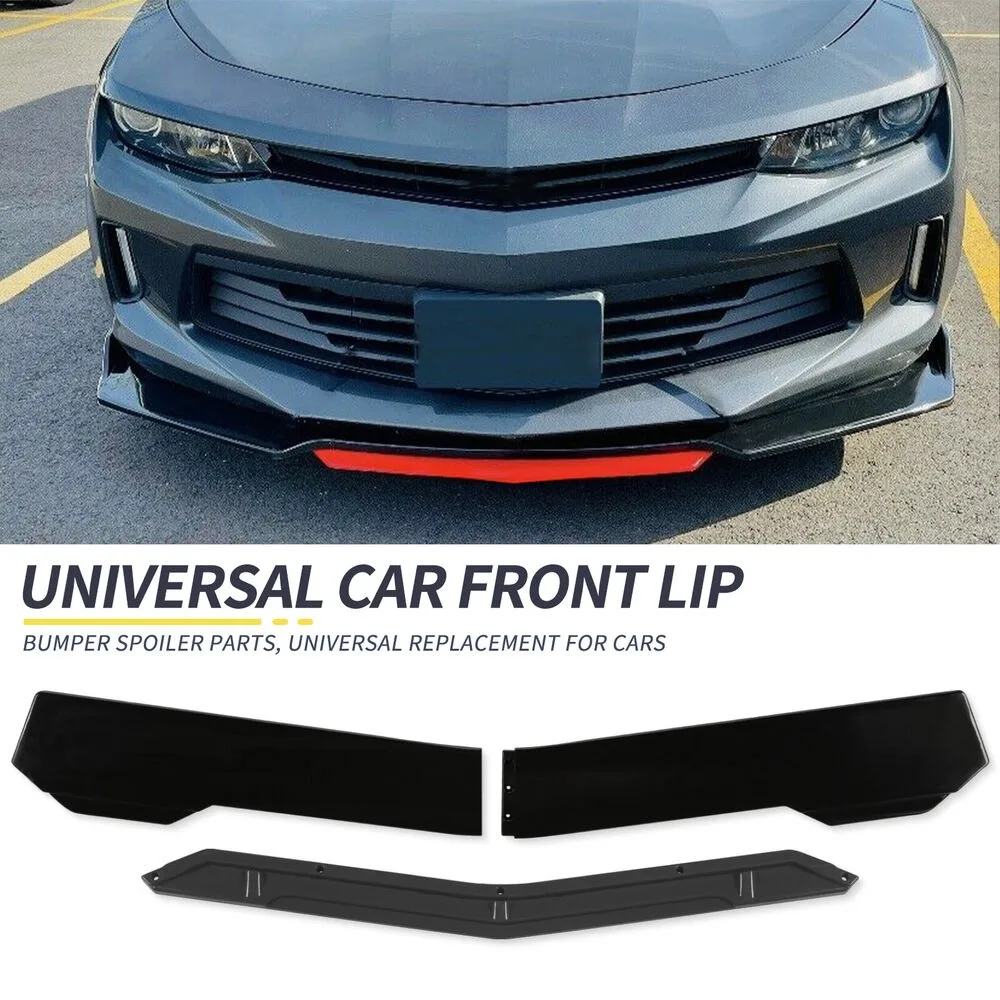 Voor Acura Tlx Ilx 5 Stuks Voorbumper Lip Spoiler Boby Kits Splitter Glossy Black United States