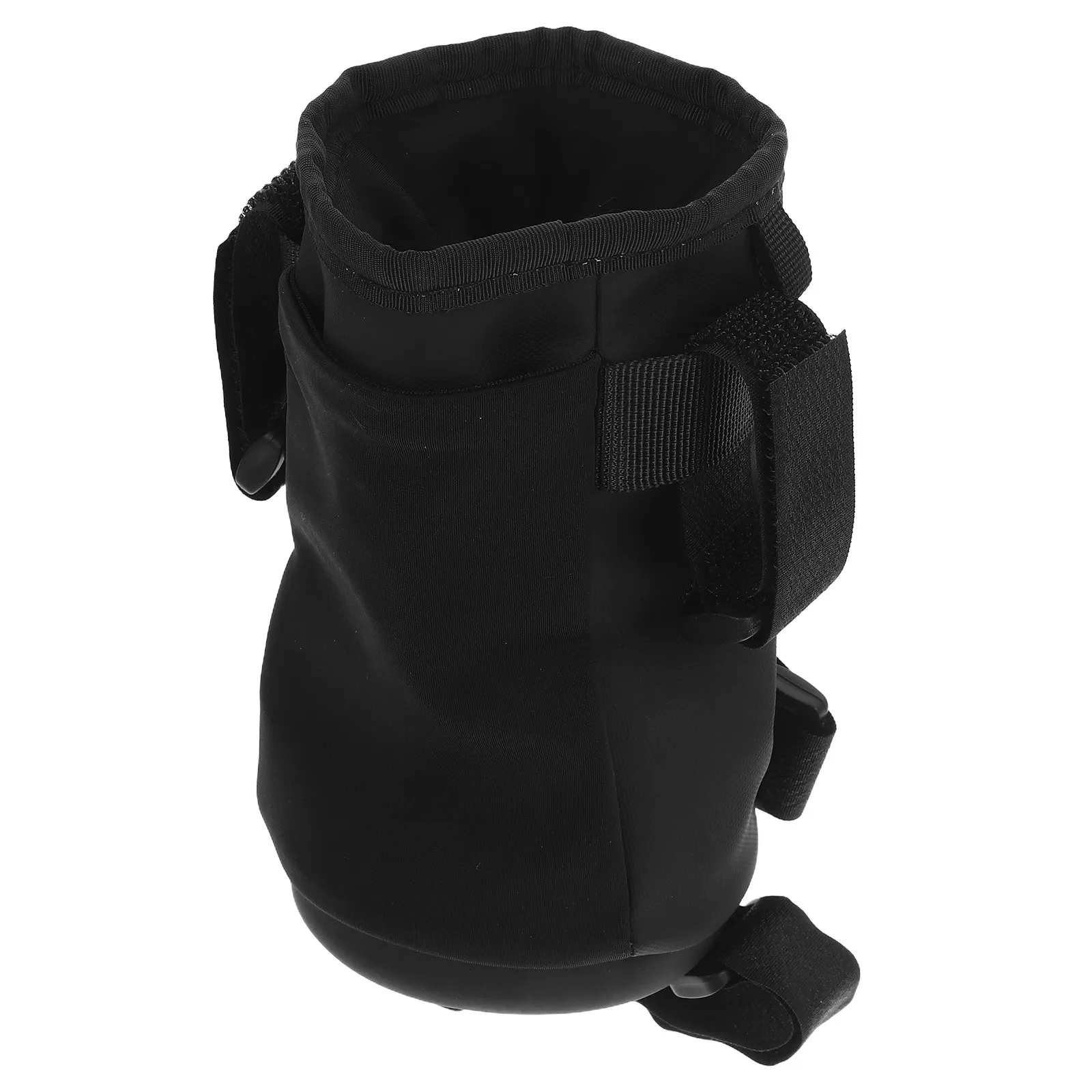 

Handlebar Water Bottle Pouch Black PU Insulated Cycling Storage Bike Front Bag Scratch Resistant Durable