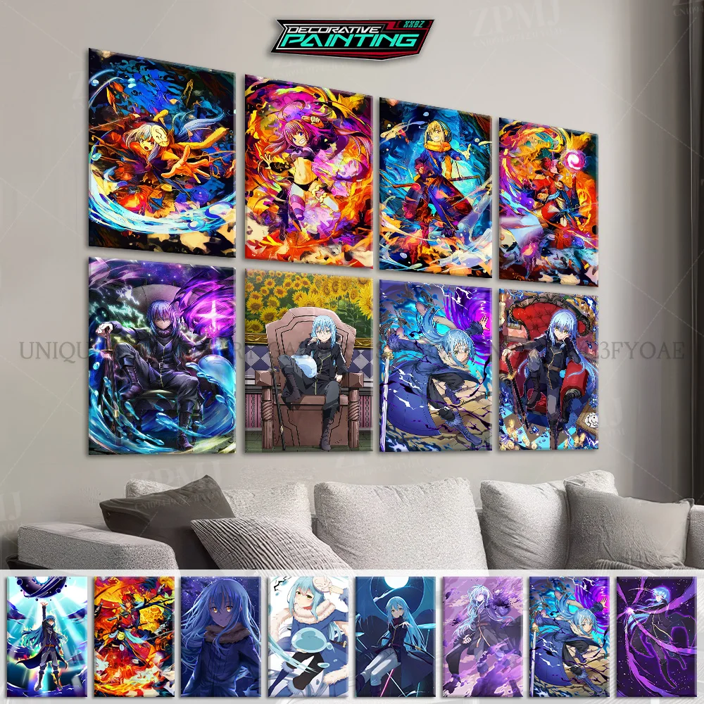 

Anime That Time I Got Reincarnated As A Slime Canvas Prints Wall Art Posters Paintings Living Room Home Decor Pictures No Frame