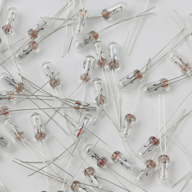 10/25/50PCS 5mm 4mm 3mm 12V/24V Mini Bulb of Wheat Rice Bulbs For GM GMC Chevy Honda Toyota Climate Radio Switch Button Bulbs