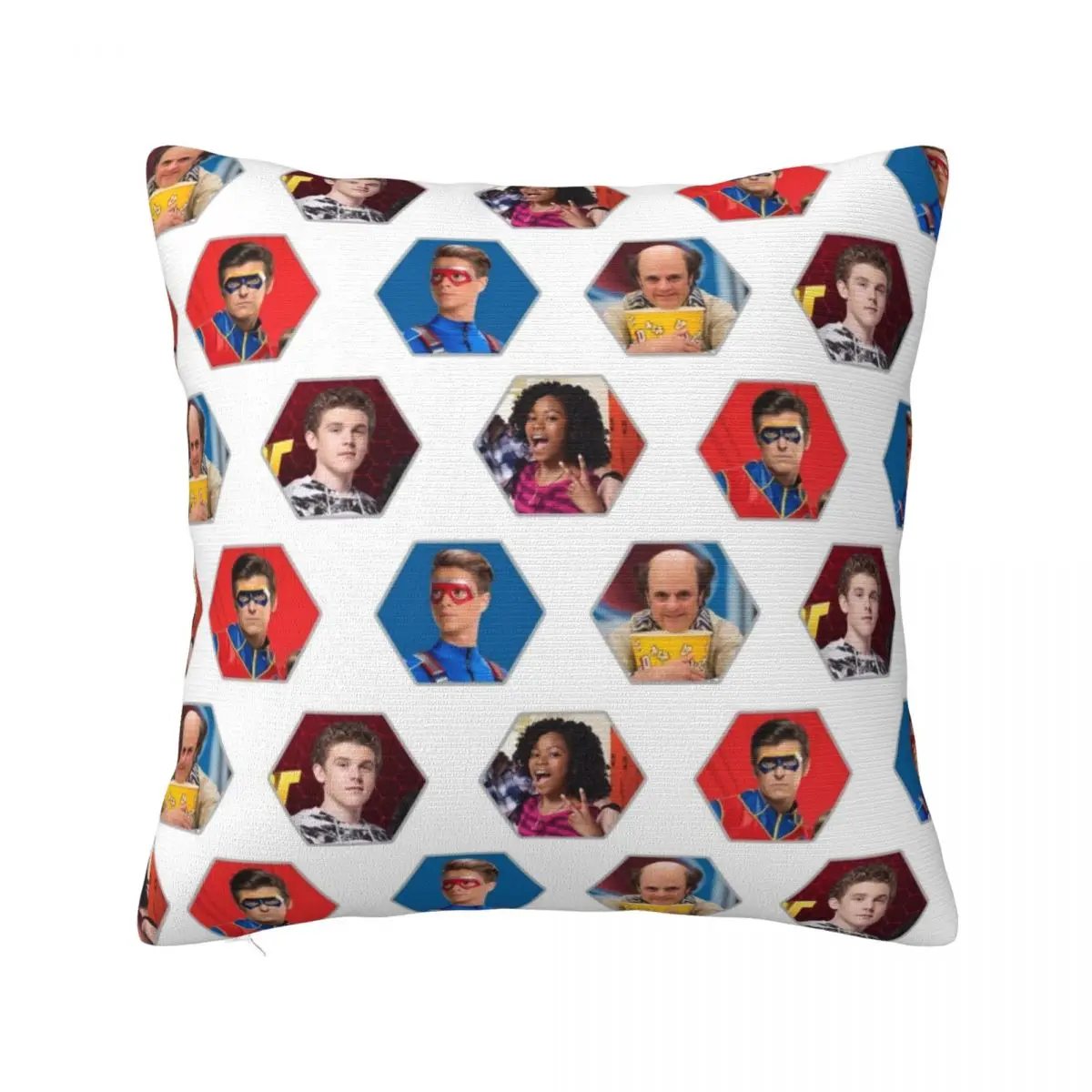 

Henry Danger - Hexagon Throw Pillow Decorative Cover For Living Room Sofa Cushions Covers christmas pillow case anime girl