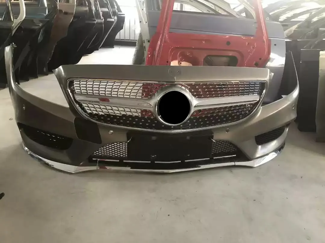 Car Front bumper surrounded Radiator grille grill for Mercedes Benz 2012 cls300 cls350 Upgrade 2015