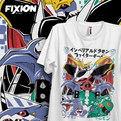 Digimon SkullGreymon T-Shirt cotton shirt