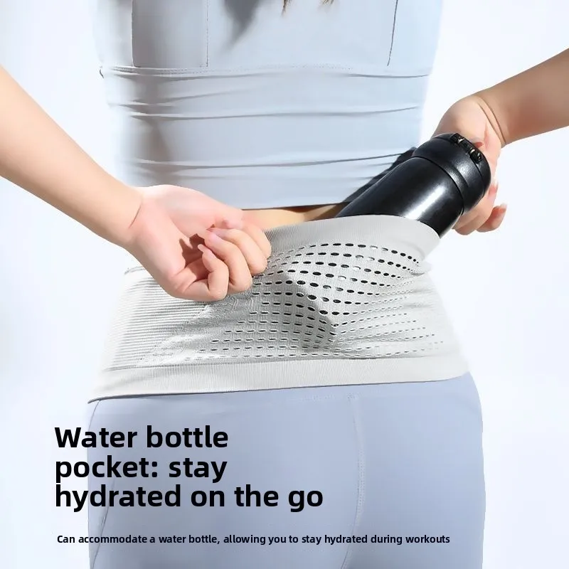 حزمة الخصر للرياضة بدون قطرة ولا تحول ولا ترتد حزام الجري للجنسين حزمة الخصر غير مرئية للهاتف خفيفة الوزن قابلة للتنفس Durab #4