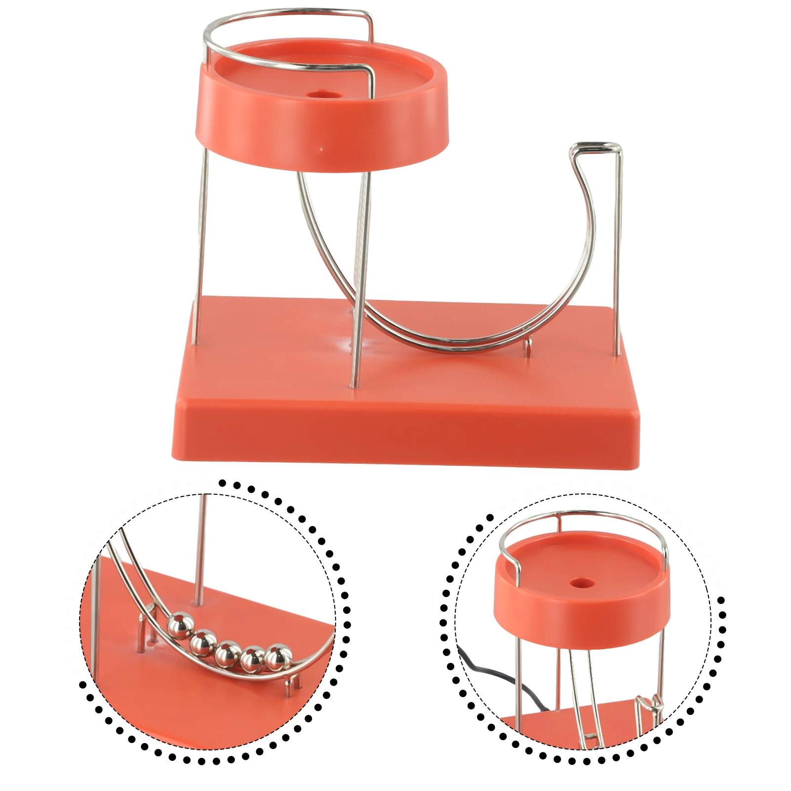 Educational Science Motion Sculpture for Home and Office Table Showing Pendulum Movement and Energy Conservation in Physics
