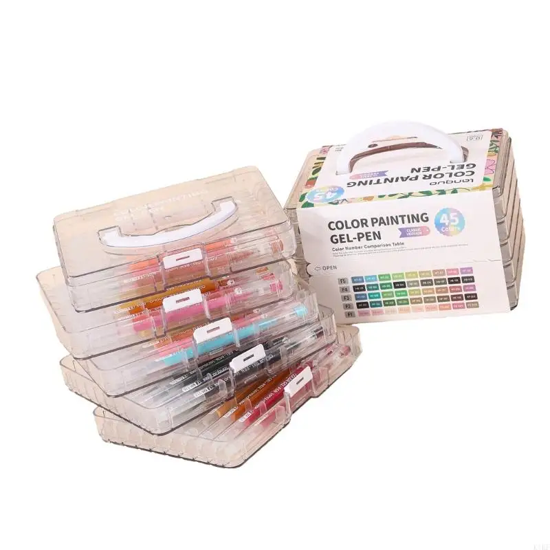 Penna gel colorata 45/72/99 Penna journaling a colori per codifica a colori scrapbooking k1kf
