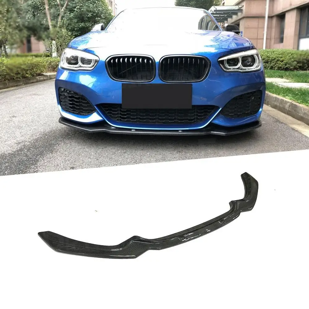 

Передний бампер для F20 из углеродного волокна, спойлер для подбородка для BMW 1 серии F20 M Sport Hatchback 2016 2017 2018, Стайлинг автомобиля FRP