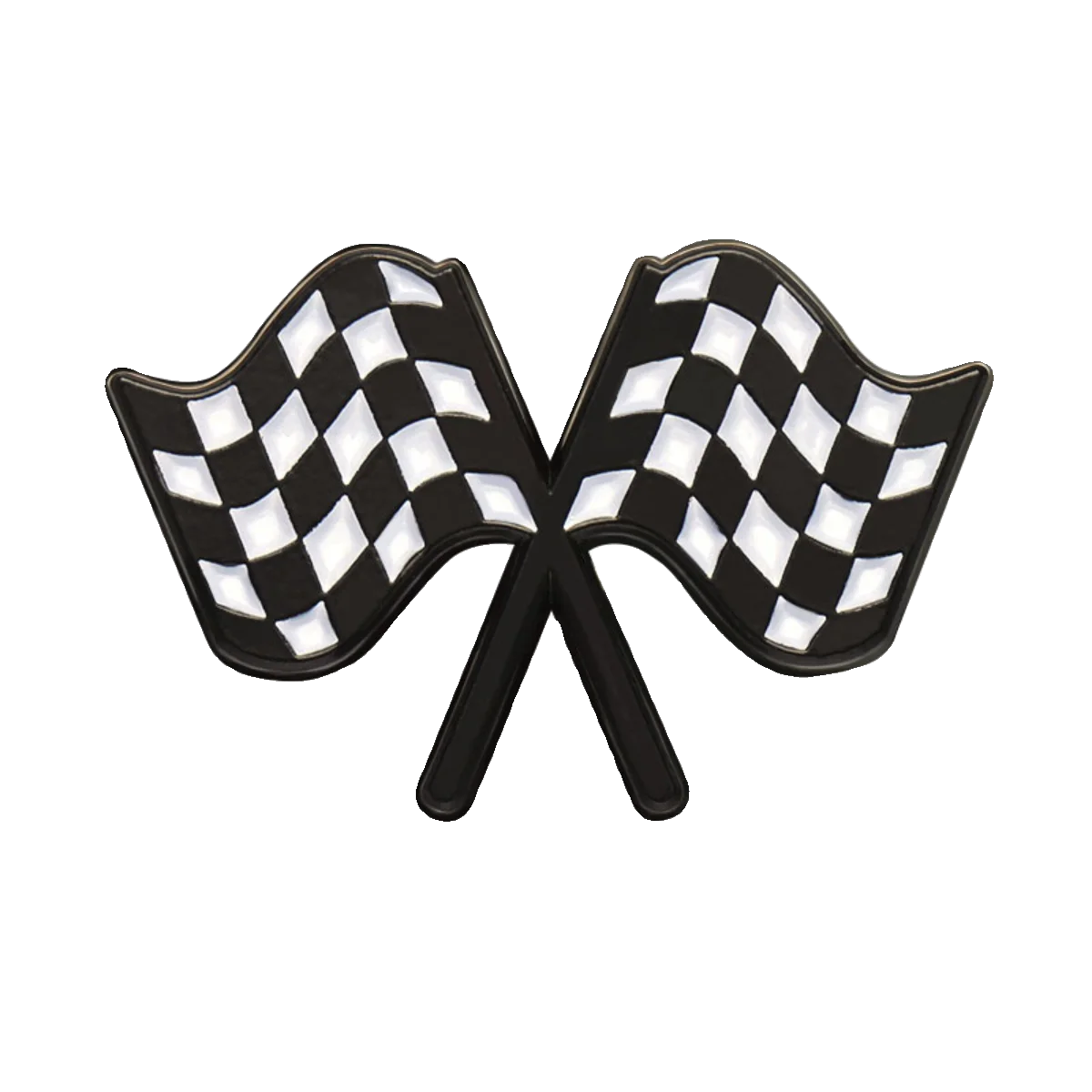 Check Flag Enamel Pins Racing Car Formula 1 Rally Brooch Lapel Badges Jewelry Gift for Friends