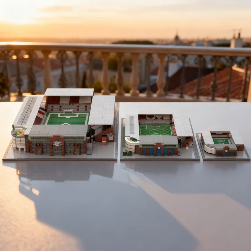 

4315pcs MOC Millerntor Bundle Sports Soccer Model Building Blocks Creative Gift DIY Display Decor Adult Premium Kids Desk Home