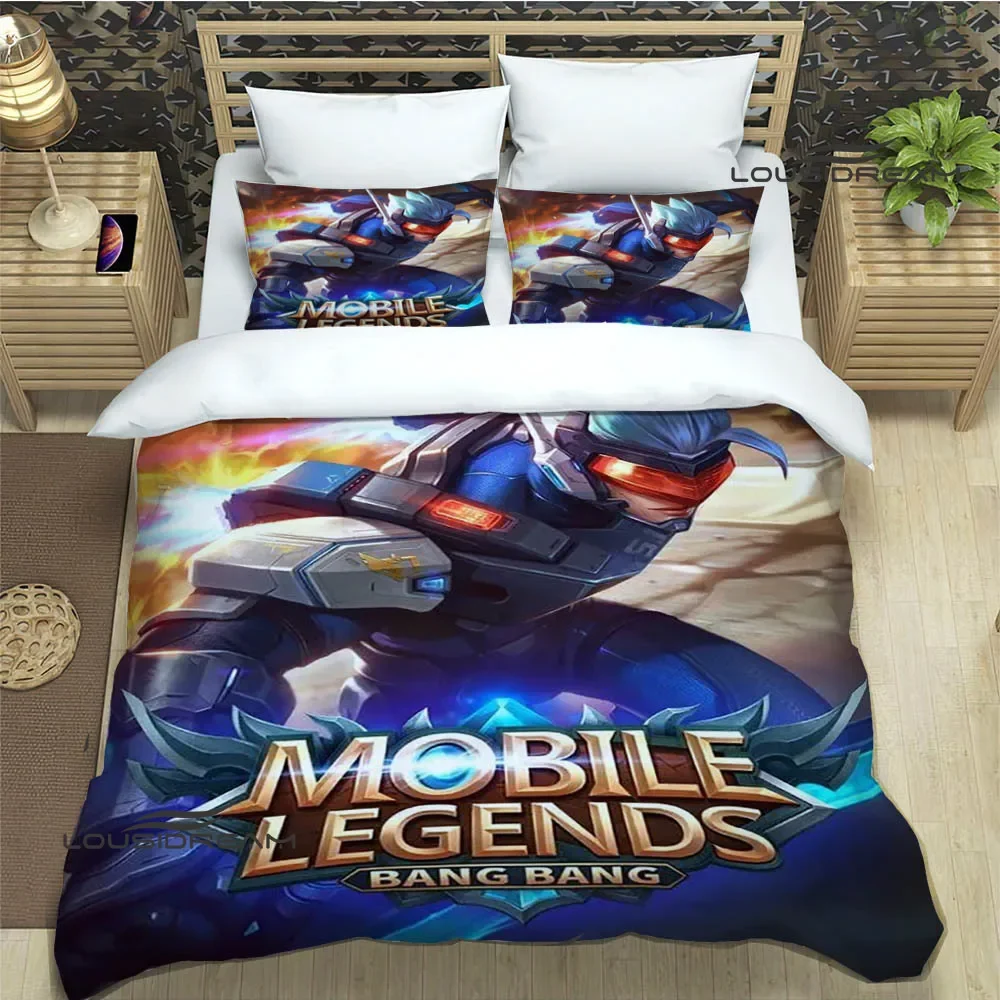 Mobile Legends bang bang Bedding Sets exquisite bed supplies set duvet cover bed comforter set bedding set luxury birthday gift