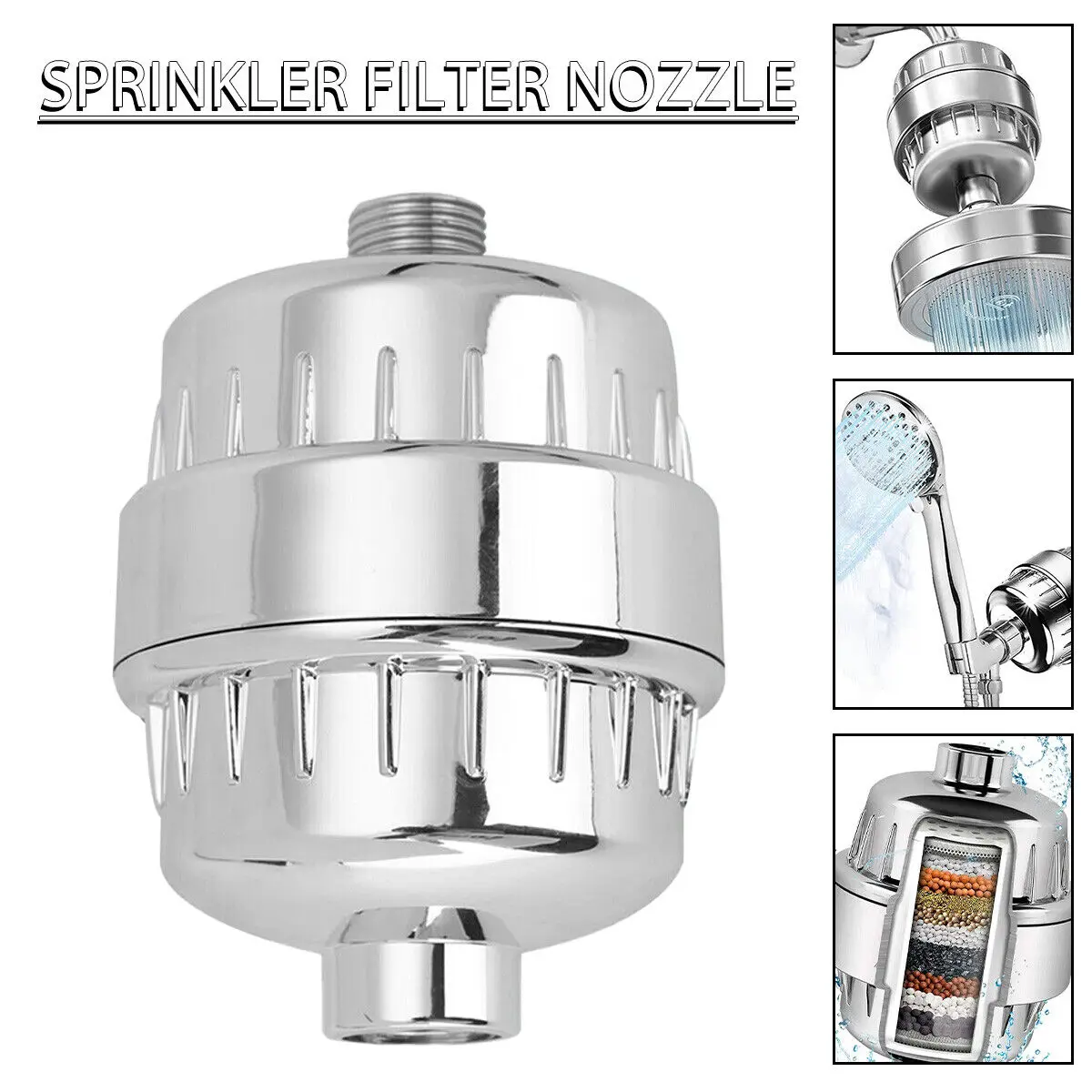 Shower Head Filter Shower Filter Powerful Premium Protect Skin And Hair Soften Water For Hard Water High Output