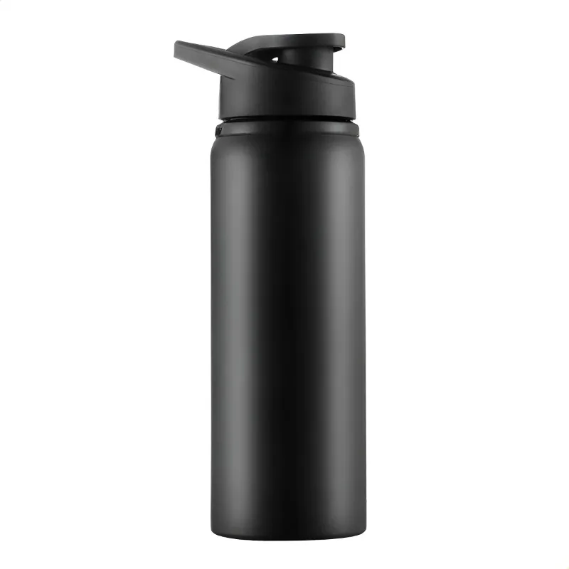 304 Stainless Steel 700ml Reusable Water Bottle Leakproof Direct Drink Cycling Outdoor Sports Cold Water Cup Metal Travel Bottle