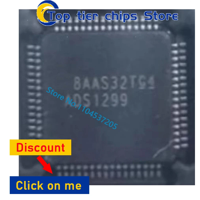 

1шт ADS1299IPAGR ADS1299IPAG ADS1299 QFP64 новый оригинальный в наличии