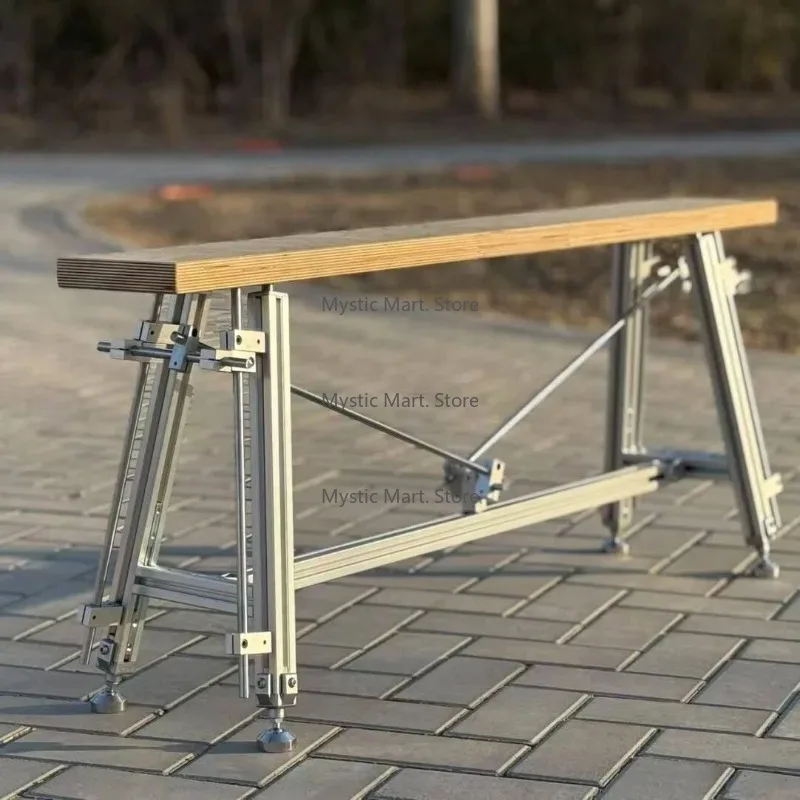 

Bench Decoration in Cafe Optical Axis Aluminum Profile Household Bench Table Bench