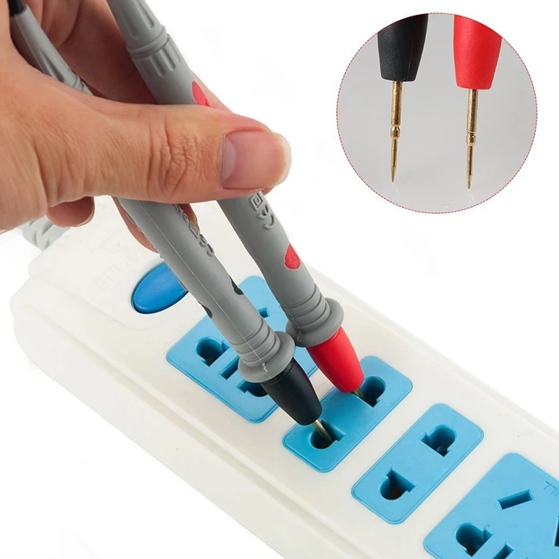 Przewody pomiarowe do multimetru uniwersalne 1000V 10A 20A, końcówki sond, kabel do multimetru, końcówki wtykowe. — zdjęcie 5