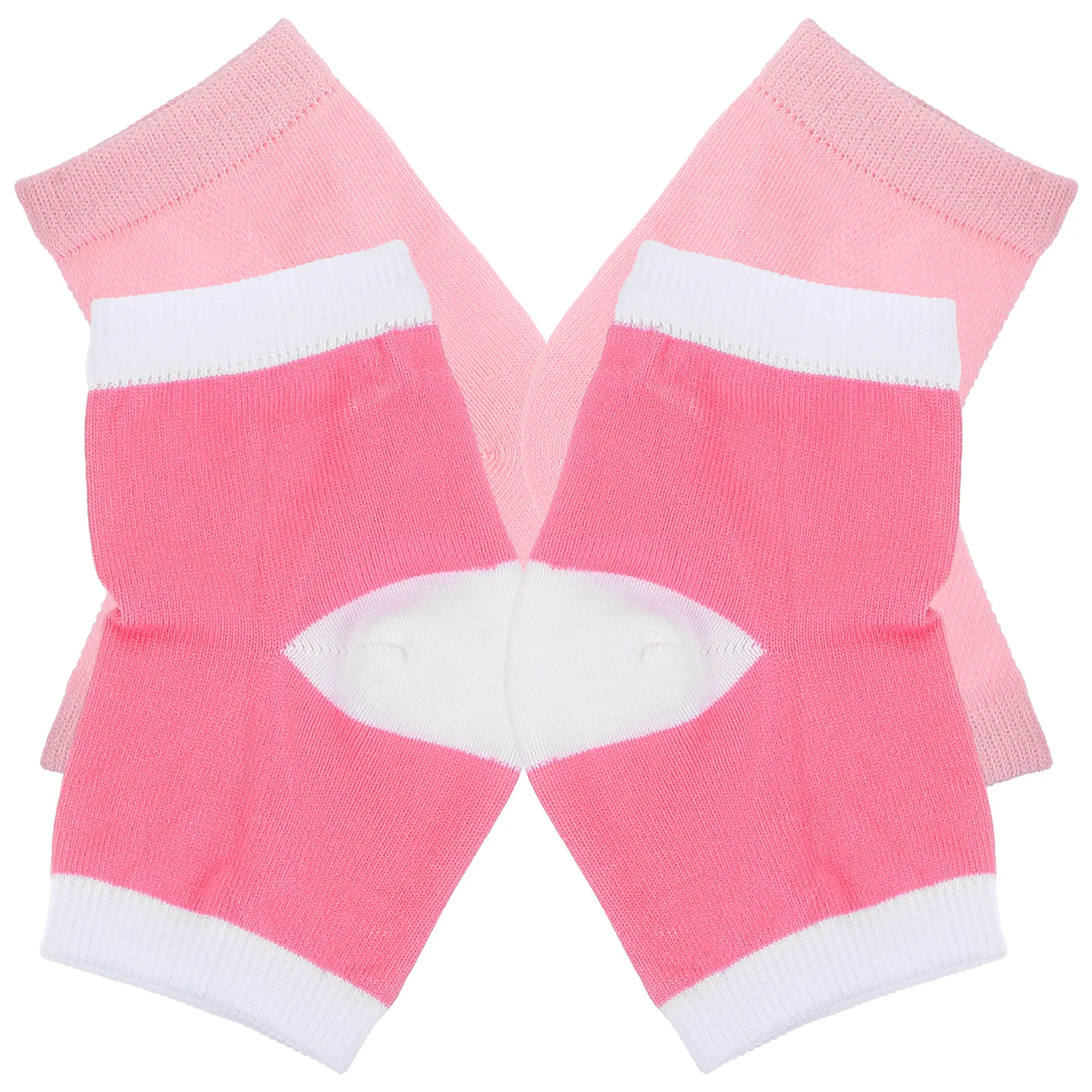 

Cracking Preventing Gel Socks 2 Pairs Comfortable Breathable Elastic Reusable Heel Protectors Foot Care Tools Portableheelsocks