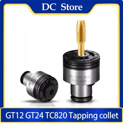 GT12 GT24 TC820 Tapping Chuck MT3 MT4 BT30 BT40 BT50 Torque Overload Protection Tapping Tap Chuck Telescopic Tool Bracket Collet