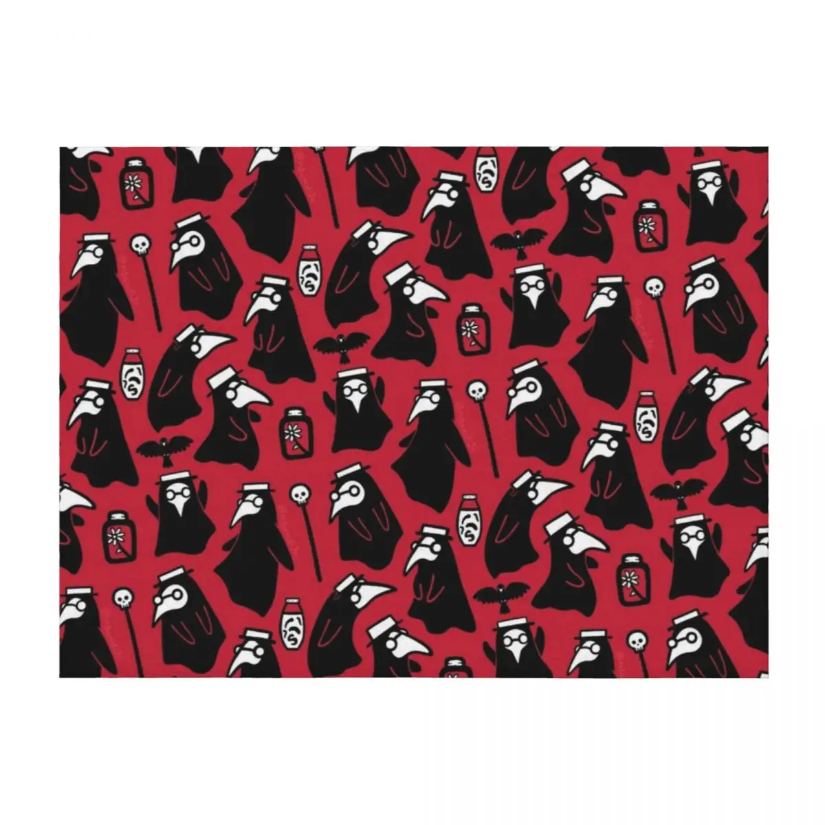 

Plague Doctors Throw Blanket Soft Sofa Throw christmas decoration Decorative Throw Blankets