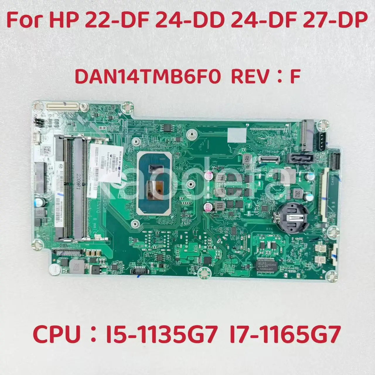 

M05272-601 M05272-001 M05273-601 Для материнской платы HP 22-DF 24-DD 24-DF 27-DP Процессор: I5-1135G7 I7-1165G7 DAN14TMB6F0 100% тест в порядке