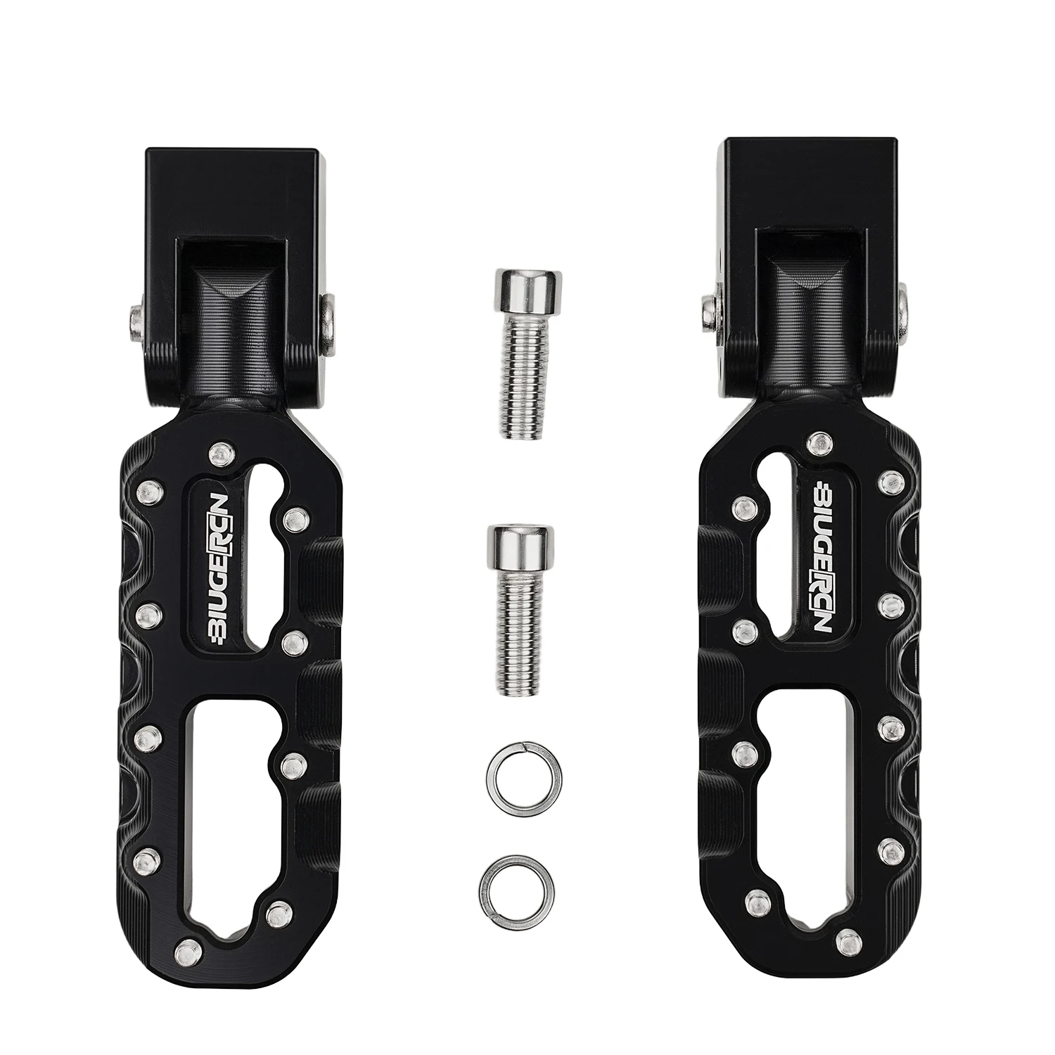 

Rear Passenger Footpegs M8 Install Bolt Universal For Super73 Electric Dirt Bike E-bikes 90 Degree Foldable Motorcycles Parts