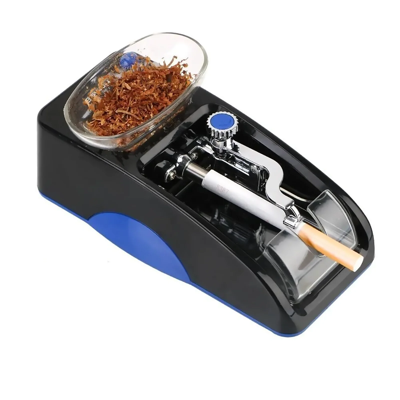 

8mm Slim Tube Automatic Cigarette Rolling Machine Tobacco Injector Filling Maker Roller DIY For Smoking Accessories US Plug