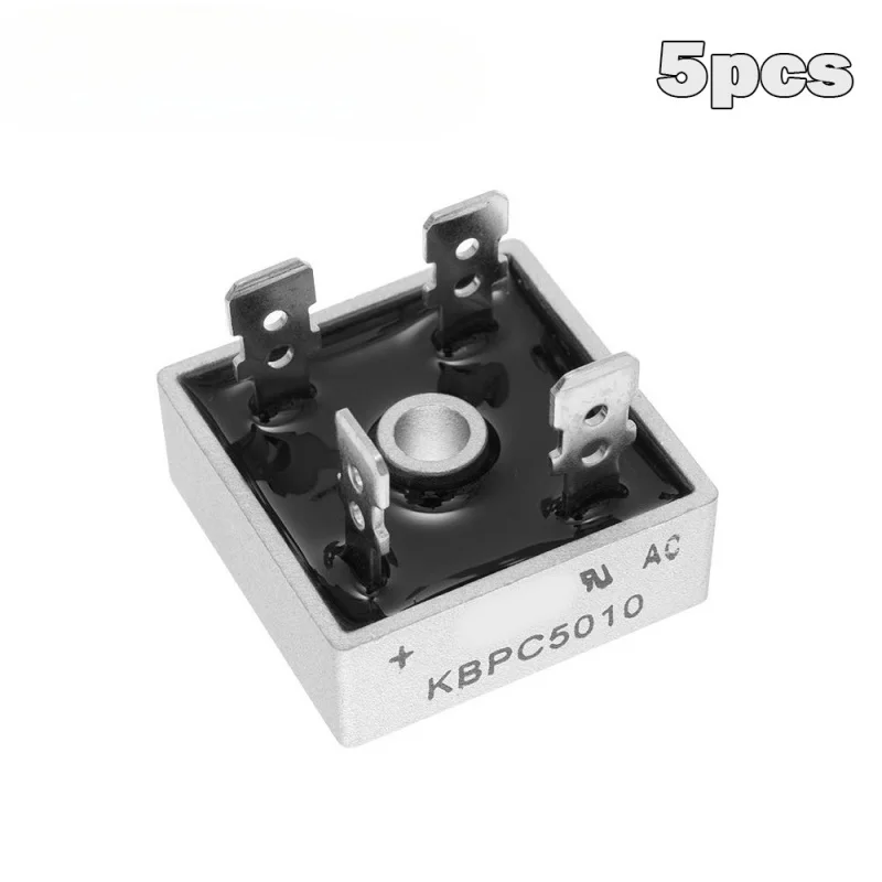5 Pçs/lote, Diodo Ponte retificadora 5010 KBPC5010, Kit Componentes Eletrônicos, 50a, 1000V, 5010