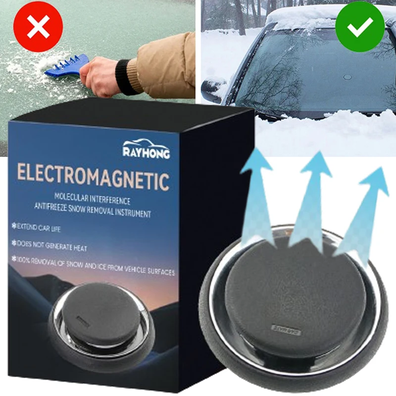 Auto Frostschutz Schnee Entfernung Instrument Elektromagnetische Molekulare Interferenz Tragbare De Icing Gerät Auto Abtauen Werkzeuge