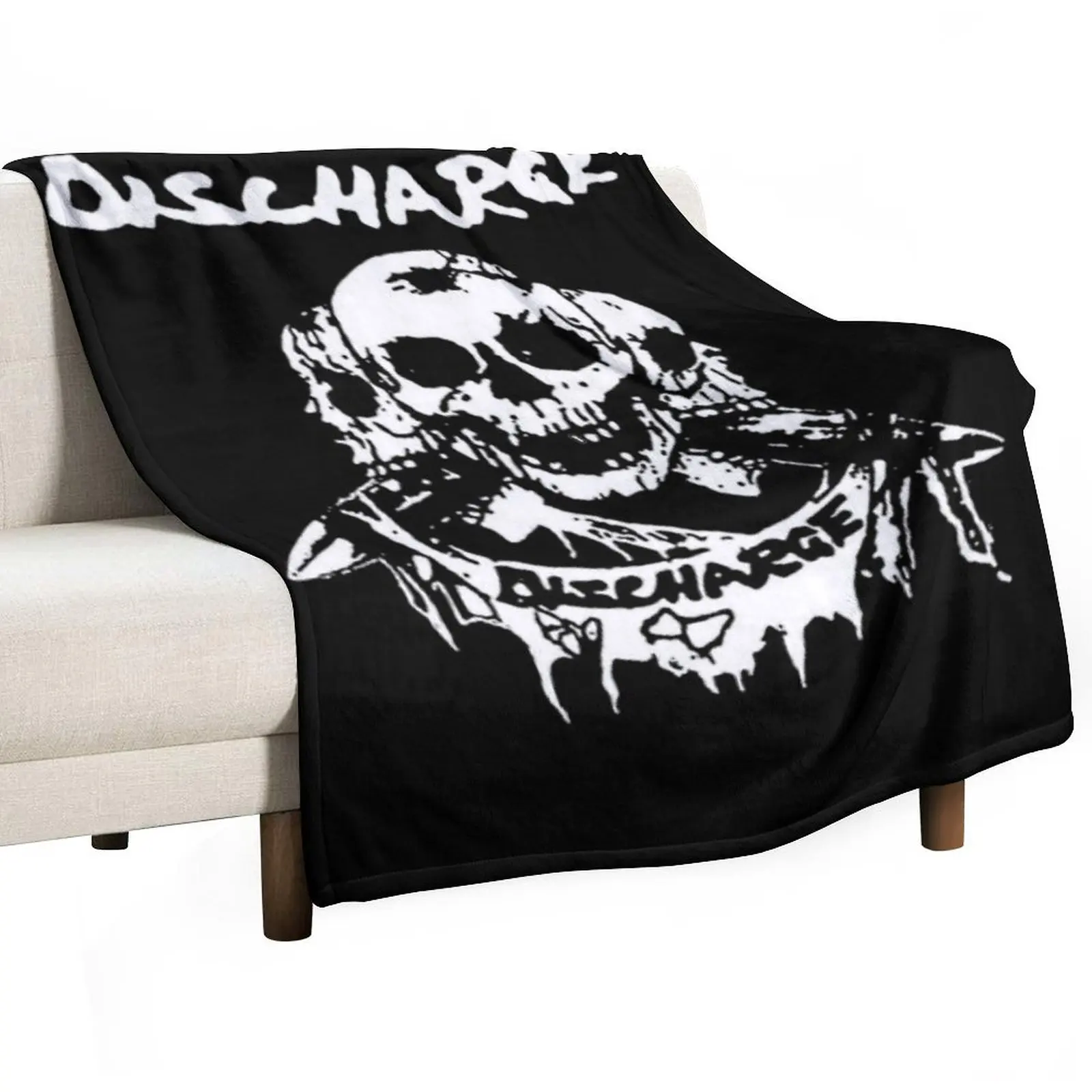 discharge band punk Classic Throw Blanket Luxury Brand Luxury Throw Retros Thin christmas gifts Blankets