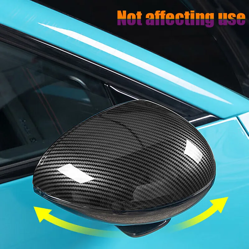 Car Styling Reverse Side Mirror Cover Wing Cap For Xiaomi SU7 2024 + Door Rear View Case Trim Protector Decoration Accessories