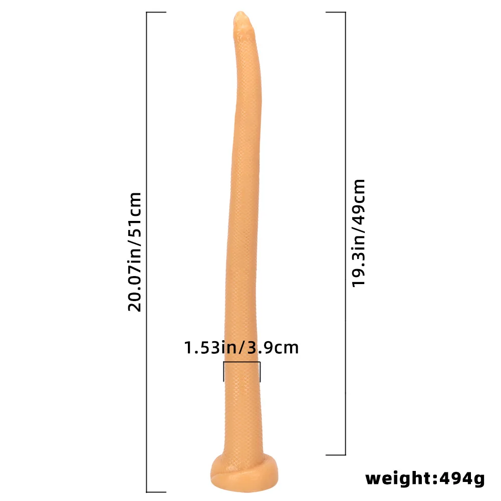 51cm Snake Deep Dildo Bdsm Vaginal Anal Plug Long Buttplug Toys for Women /Men Long Tentacle Dildos Stimulate G-Spot Sex Toys