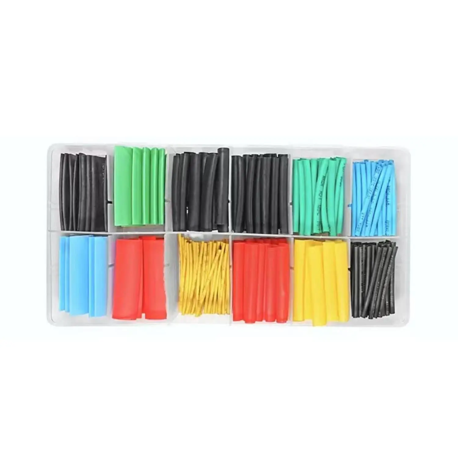 280pcs 2:1 Heat Shrink Tubing Kit Multi Size Colors Boxed Heat Shrink Tubing Assorted Sleeving Tube Wrap Cable Wire Kit for DIY