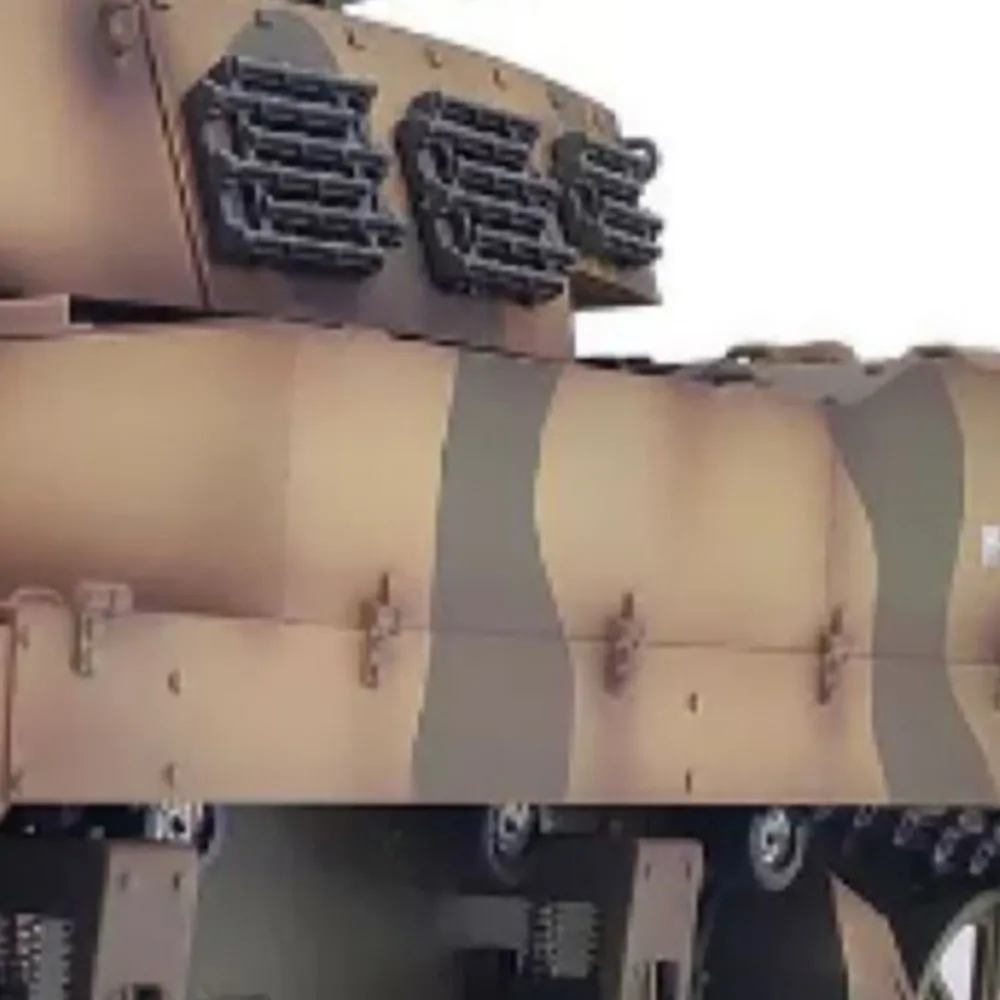 RTR CoolBank 1/16 خزان التحكم عن بعد M8 HMC Scott Light ذاتي الدفع Howitzer RC موديل 360 ° لعبة أصوات الدخان الدوارة للبرج #2