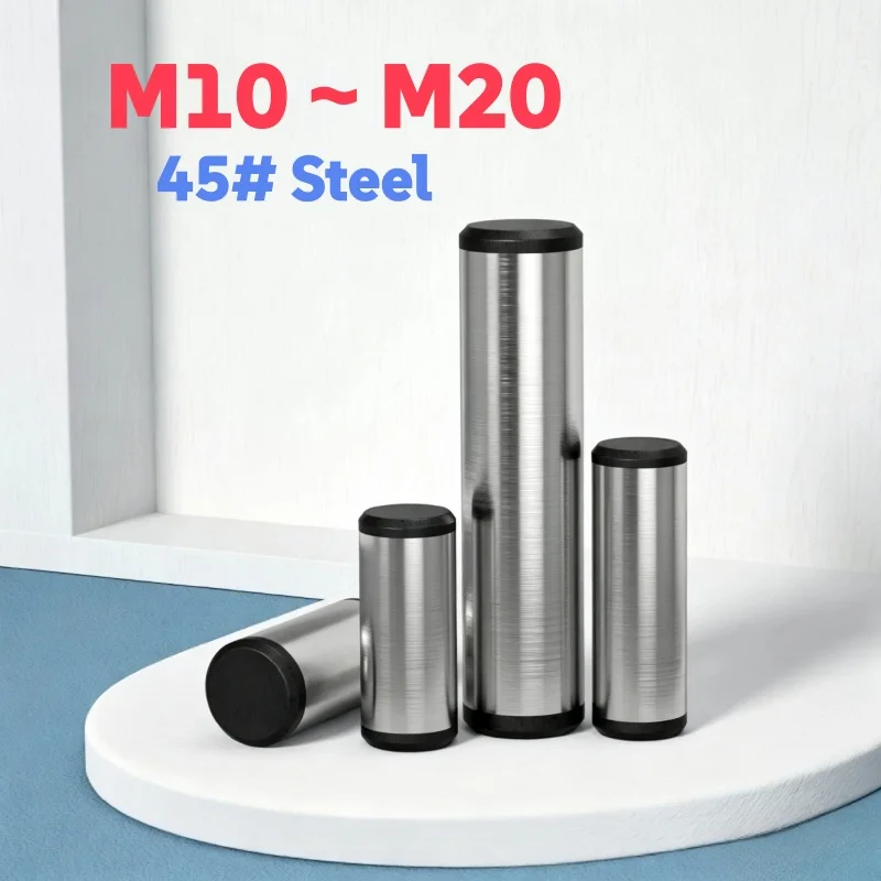 45# Steel Dowel Fixed Parallel Pin M10 ~ M20 Quench Hardened Steel Solid Cylindrical Pins