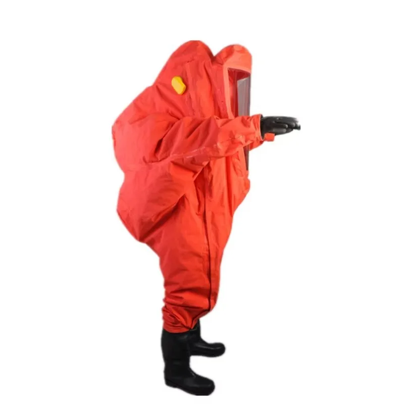 

Heavy Type PVC Hazmat Protective Suits Water-Proof Functional Protective Clothing for Sale