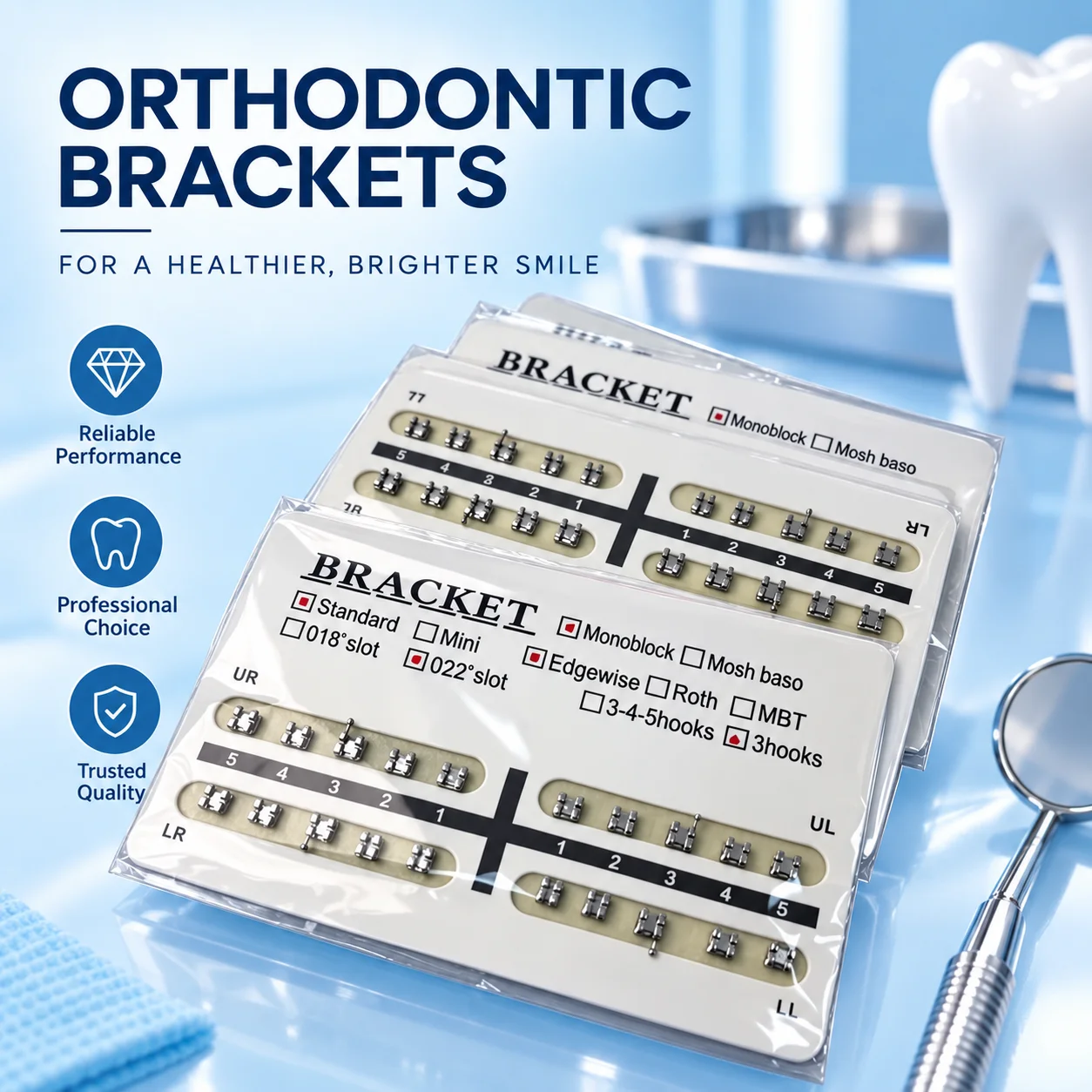 Roth MBT Mini Metal Brackets 0.022