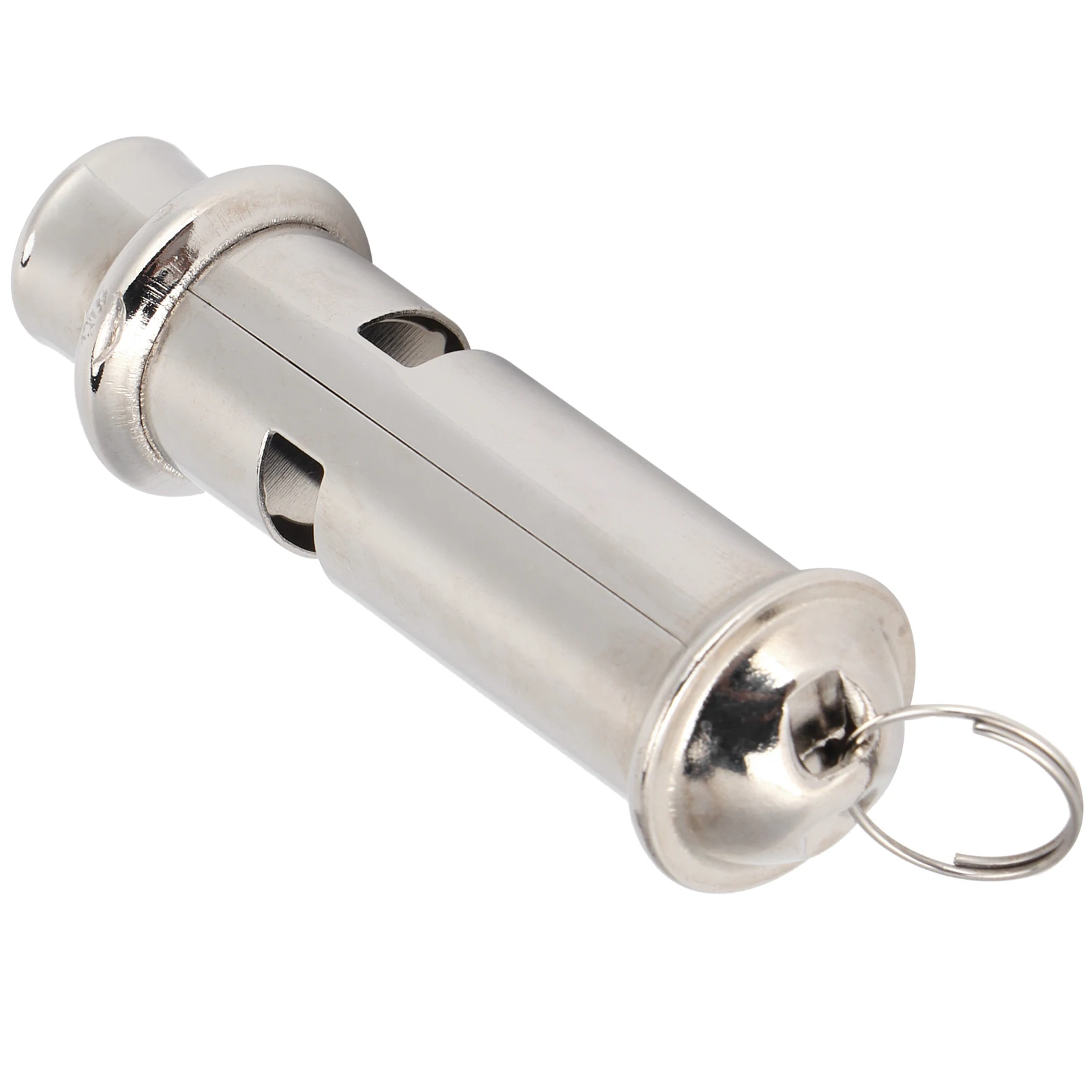 

Stainless Steel Ultrasonic Whistle, Silver, 6.5x1.5cm Whistle Size, 44cm Rope Length, 22g Weight, 1 Training Whistle, 1