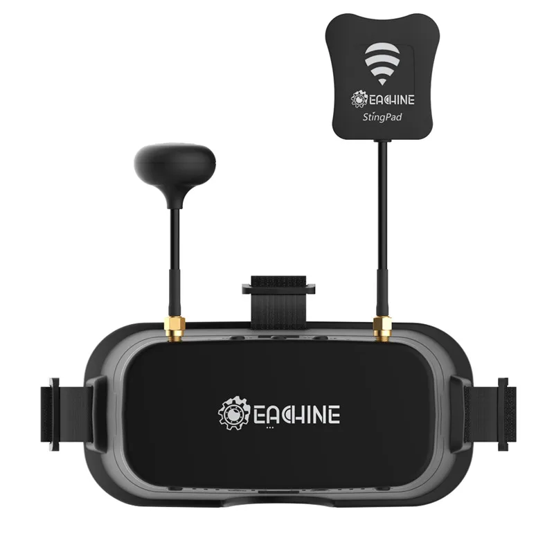 Eachine EV800DM Óculos FPV varifocal 5.8G 40CH Diversidade com HD DVR 3 polegadas 900 * 600 fone de ouvido de vídeo - Somente óculos