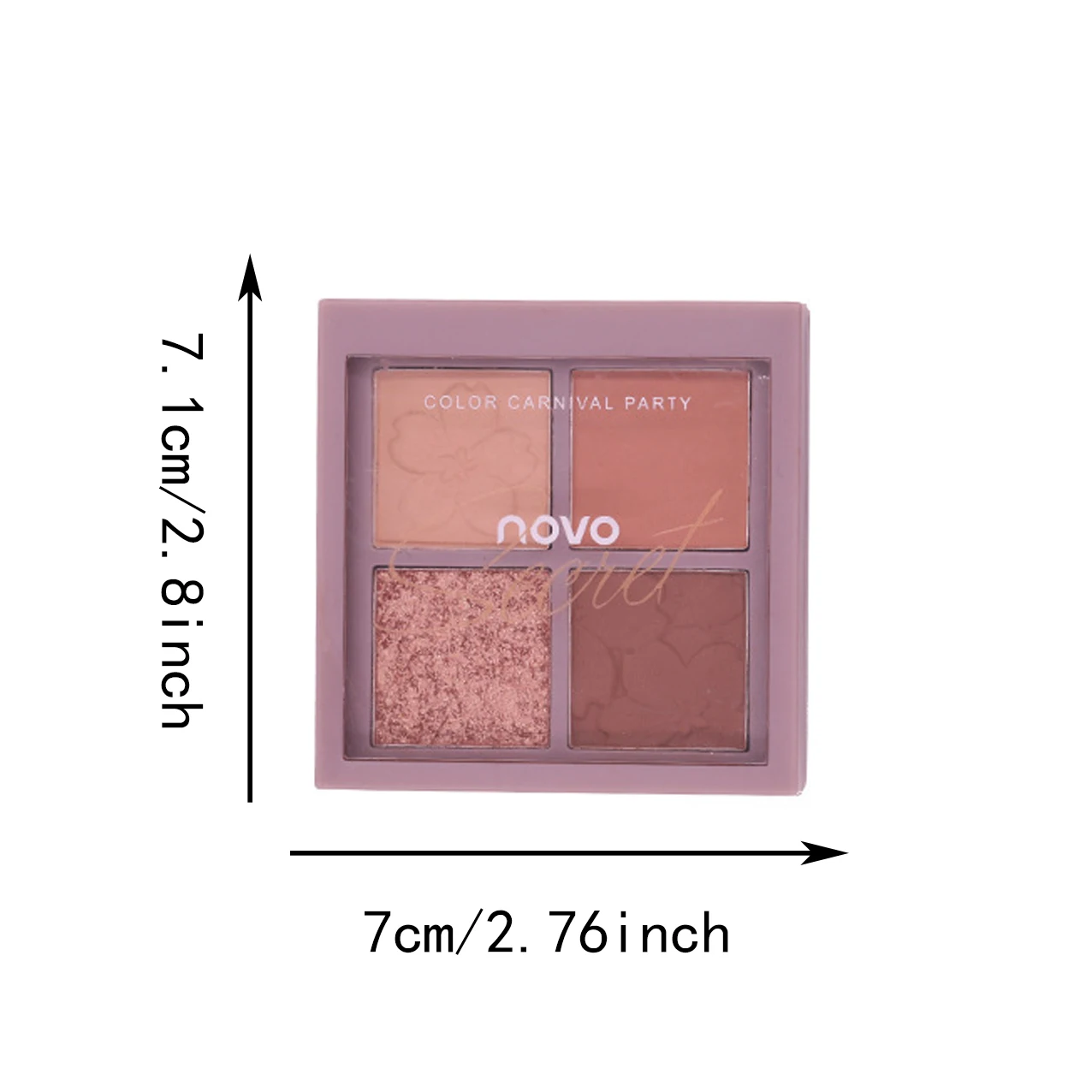 Paleta de sombras de ojos Sakura Story Earth Colors Polvo fino, no volador, paleta de sombras de ojos de maquillaje nude de larga duración