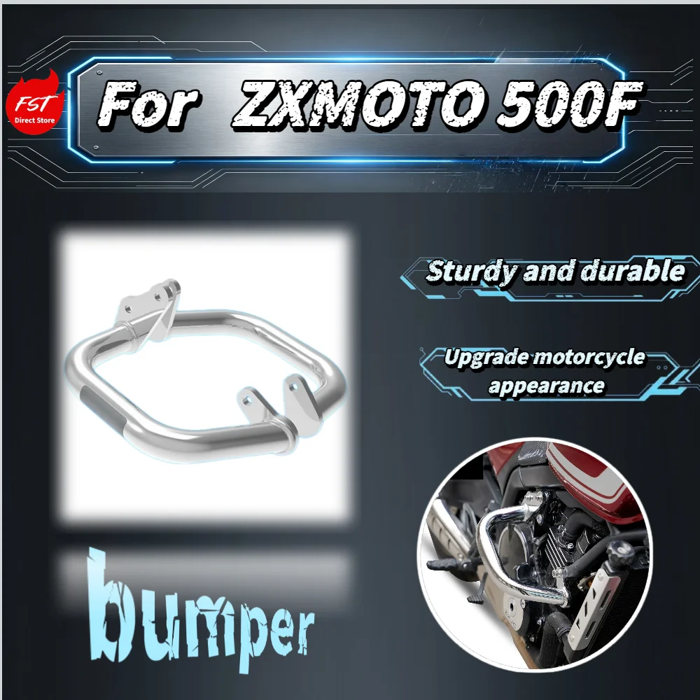 

For ZXMOTO 500F Durable Anti-fall Bobbin Reinforced Bumper Racing Guard Retro Motorcycle Mod Parts