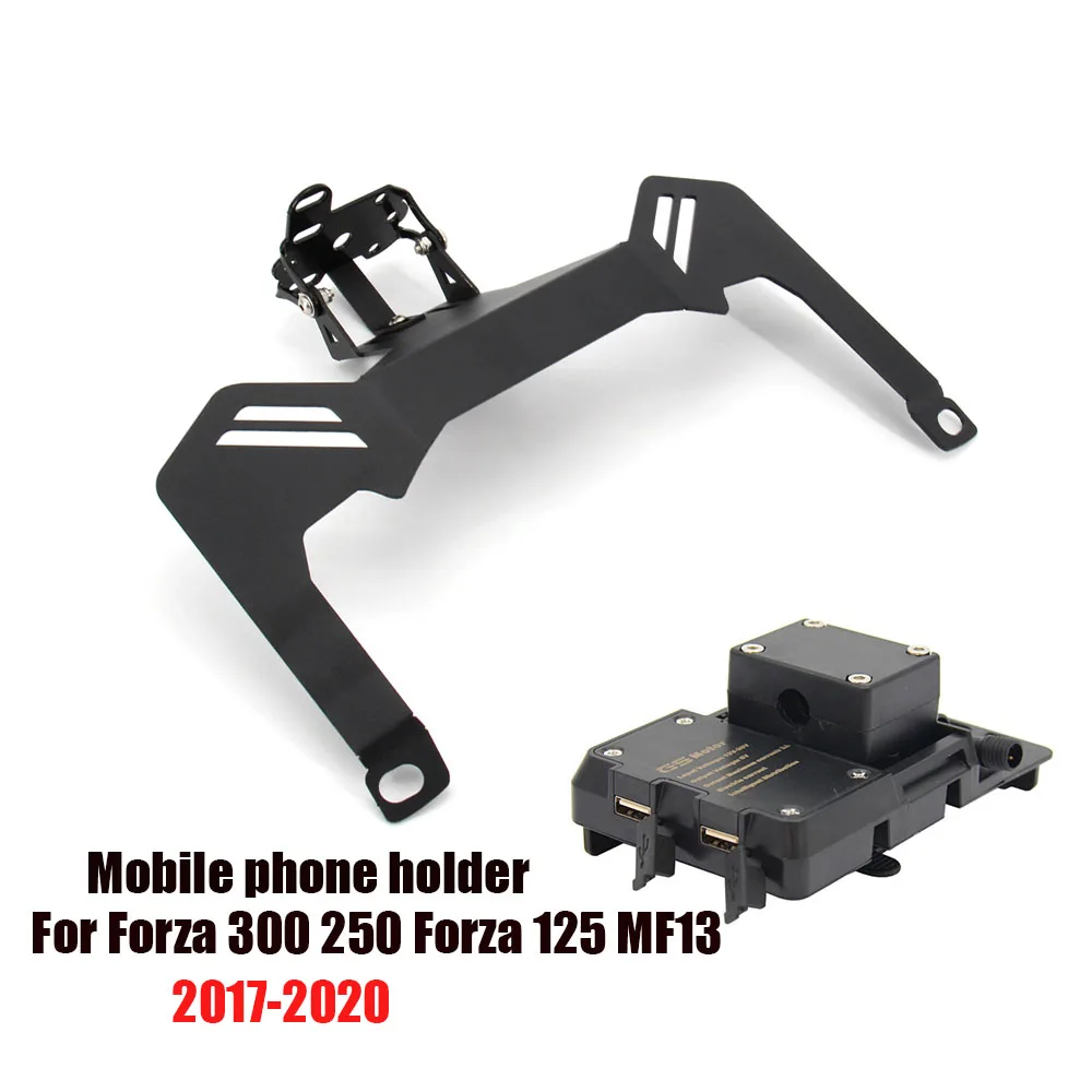 

For Honda Forza 300 250 Forza 125 MF13 2017-2020 Phone Holder Stand Holder GPS Navigator Plate Bracket Motorcycle Accessories