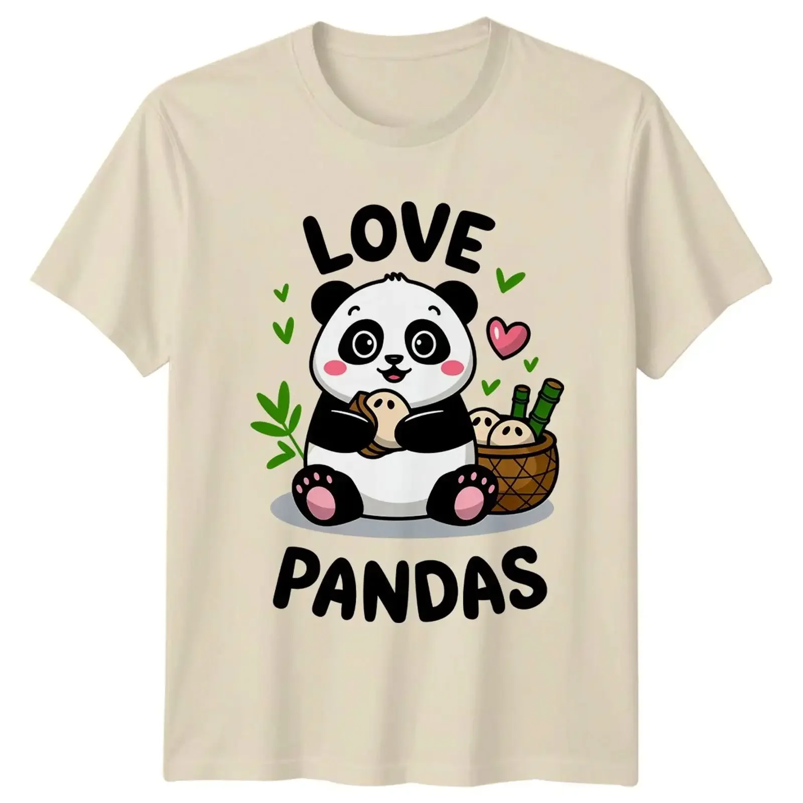 Liebe Pandas T Shirt Panda Tier Geburtstag Geschenk für Sie und Ihn vintage Washed fashion graphic Stretched Slightly