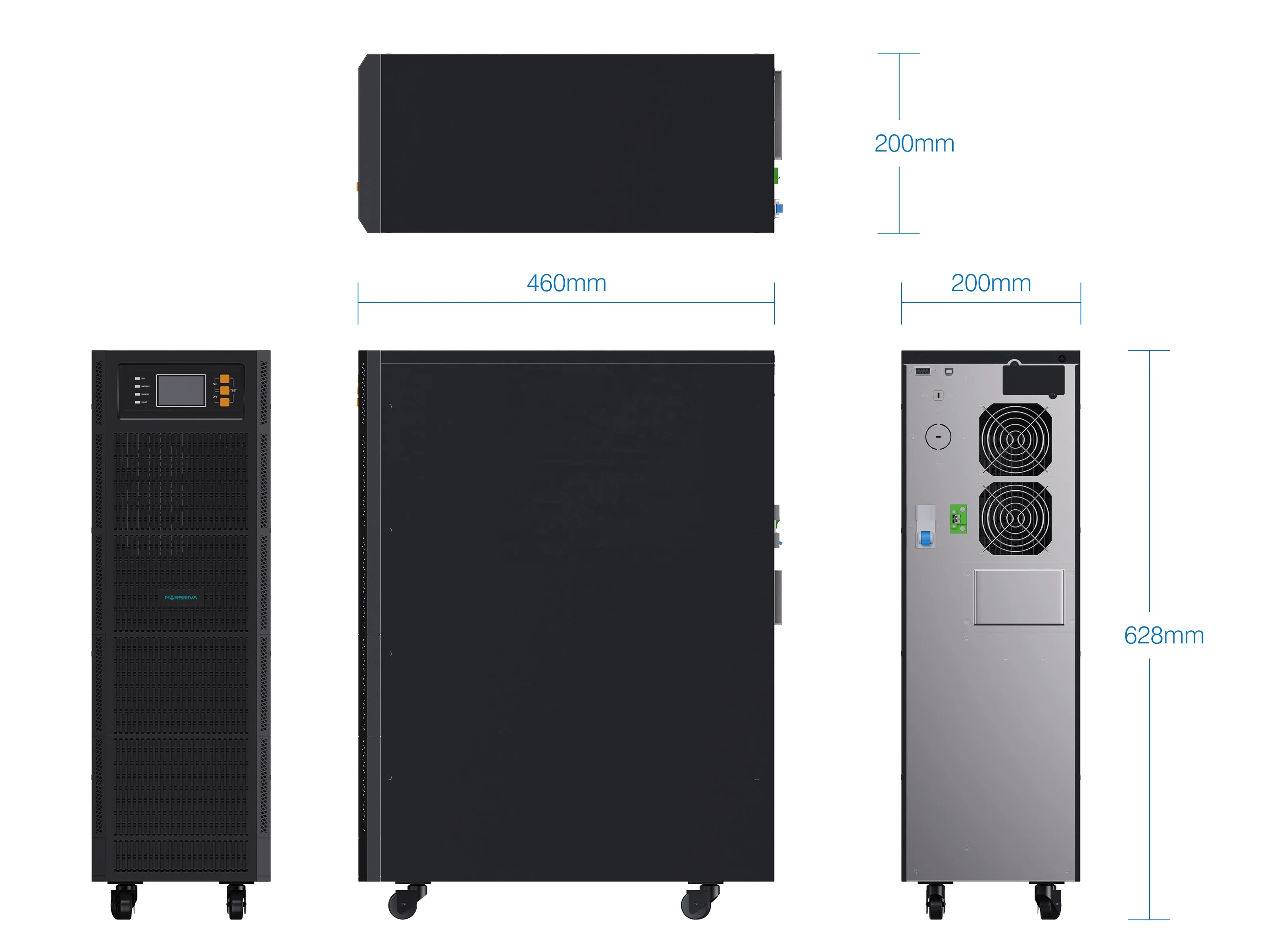 6KVA 6000W long run ac Uninterruptible power supply Smart On Line UPS