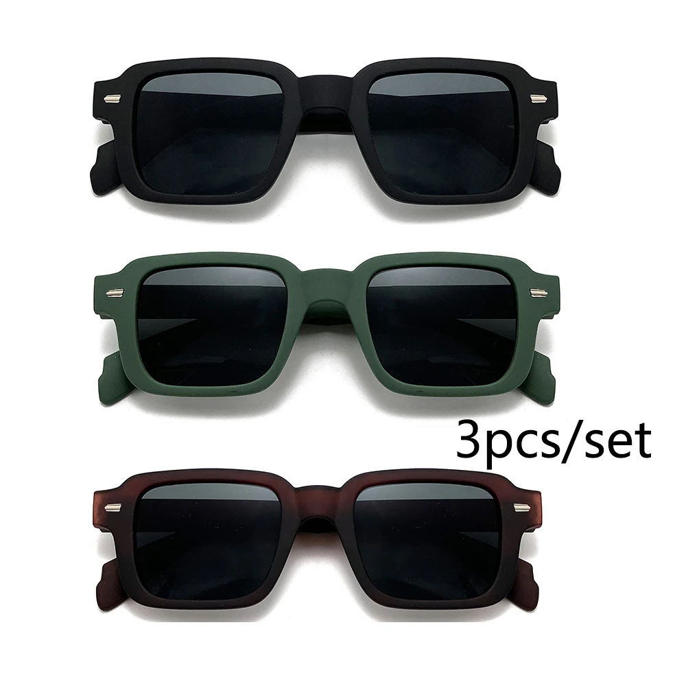 New Vintage Square Sunglasses Women Men Brand Rectangle Sun Glasses Female Oval Eyewear Sunglasses for Male Female Eyeglasses