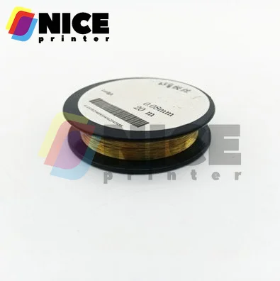 

2PCS 0.06 0.08 0.01 Corona Wire Electrode Wire Gold Silver Wire as forMinolta Toshiba Ricoh Sharp