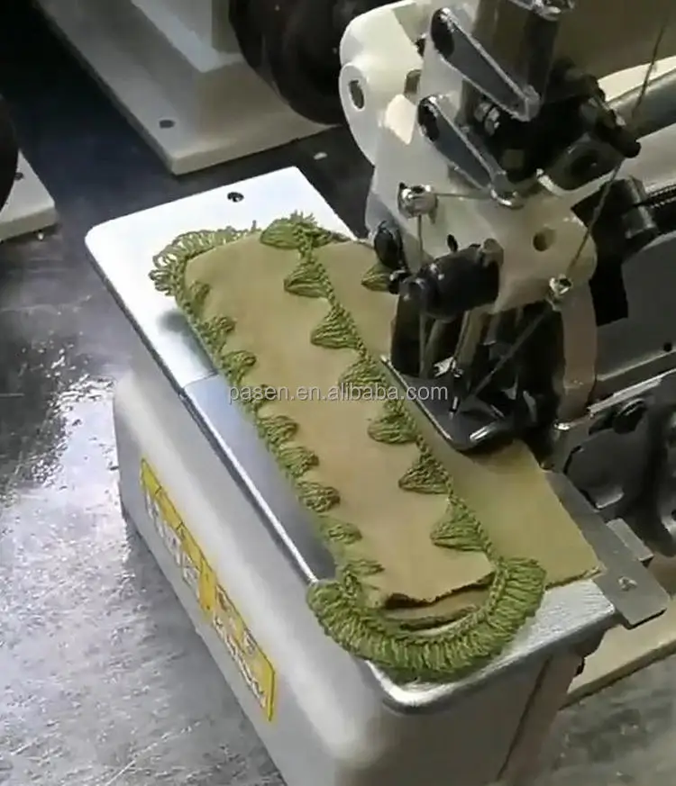 Shell-shaped Stitch Scalloped Embroidery Overlock Industrial Sewing Machine