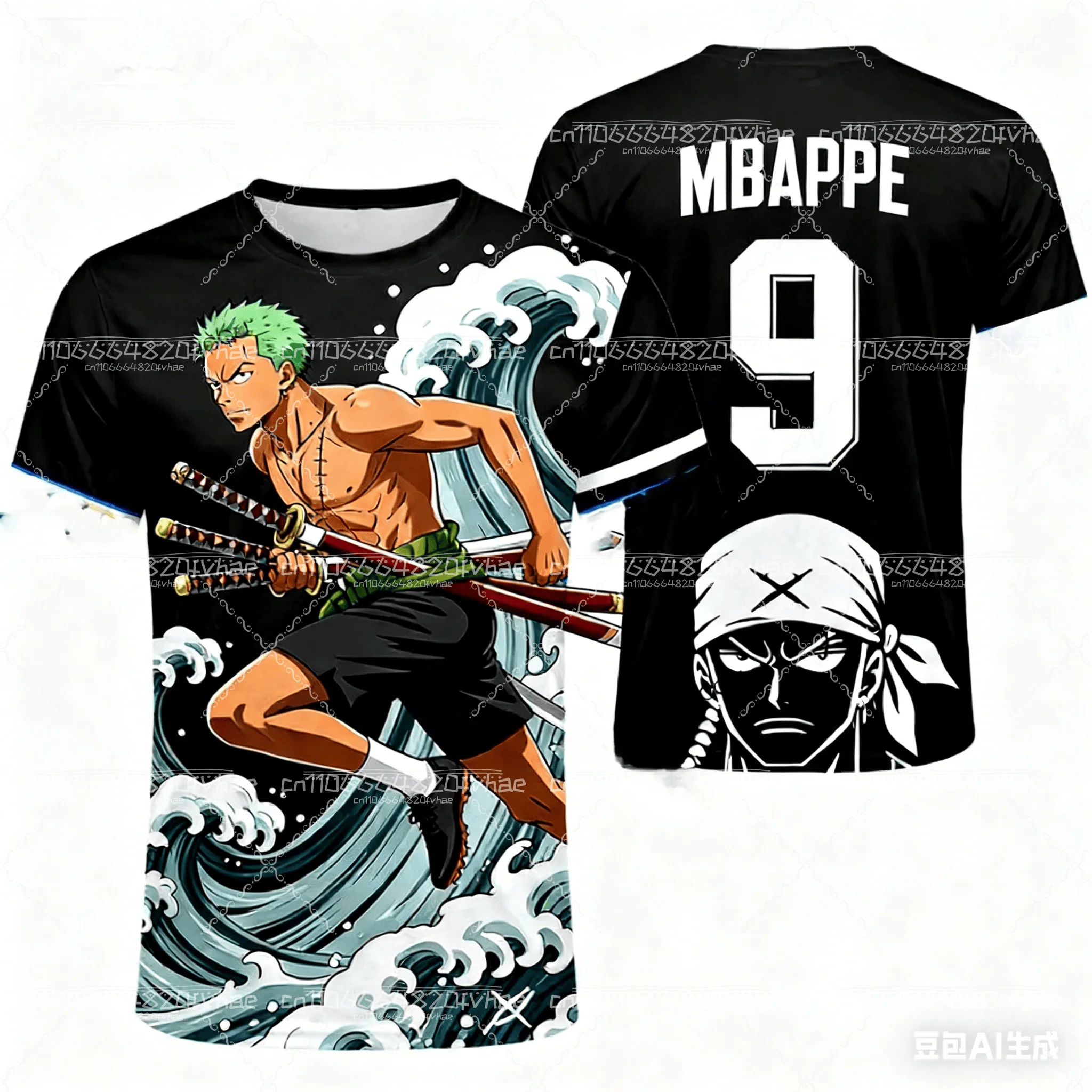 

2026 Новый цельный футбольный трикотаж Zoro Special Edition, детская футбольная тренировочная одежда, специальная футболка из джерси для фанатов